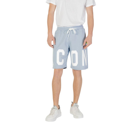 Blue Cotton Bermuda
