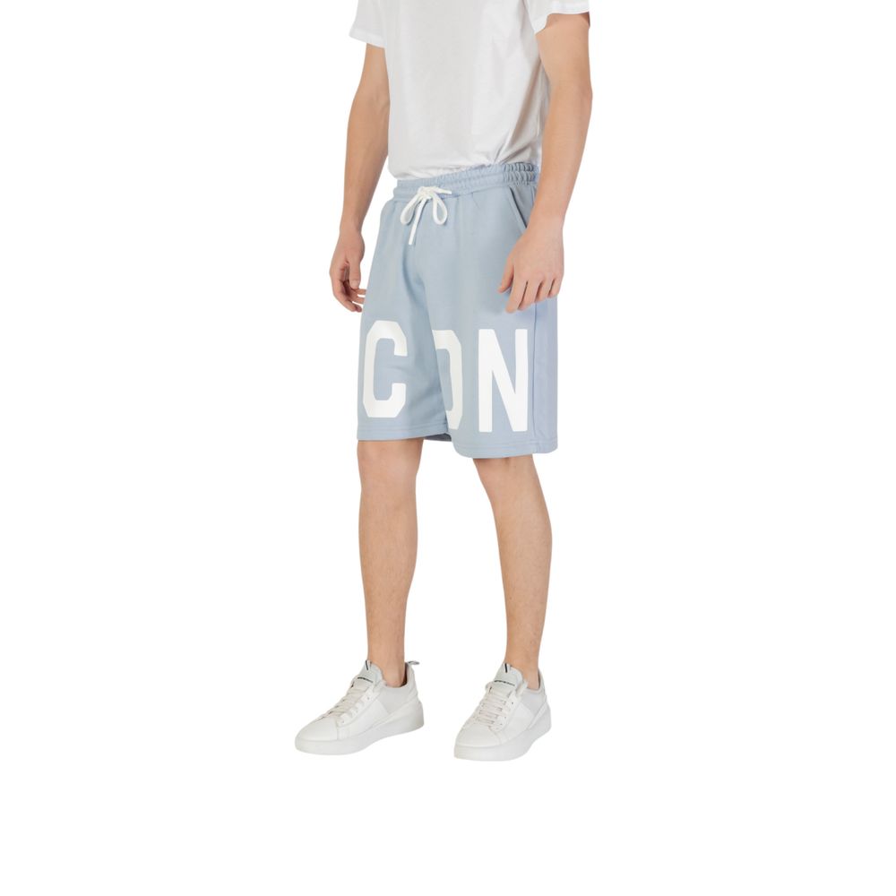 Blue Cotton Bermuda