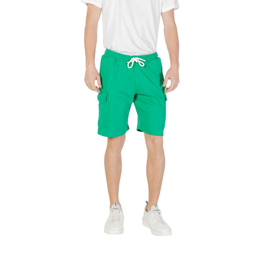Green Cotton Bermuda