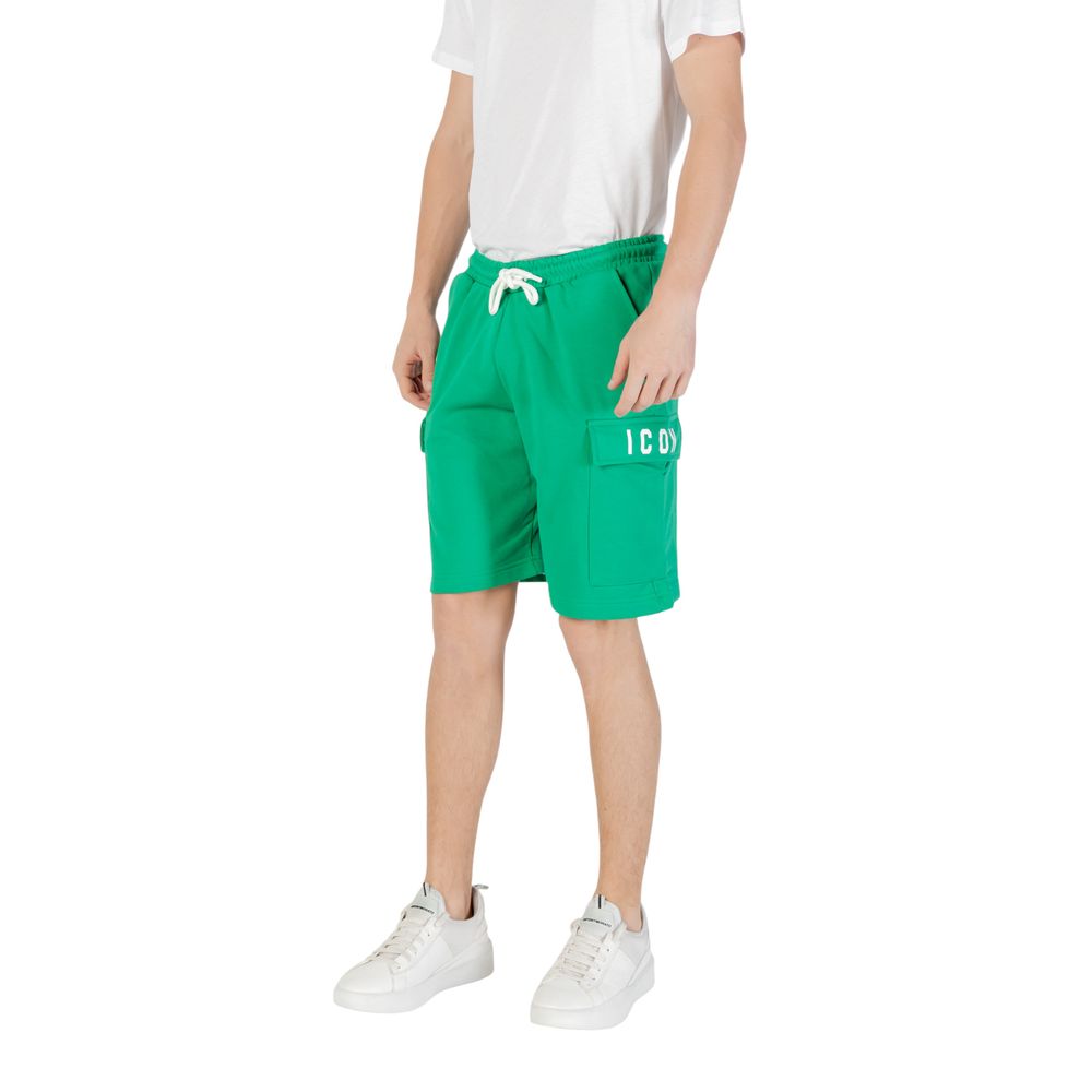 Green Cotton Bermuda