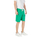 Green Cotton Bermuda