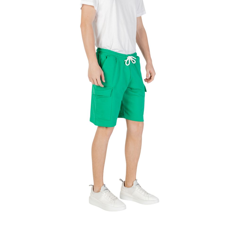 Green Cotton Bermuda