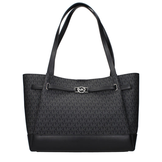 Black Fabric Shoulder Bags