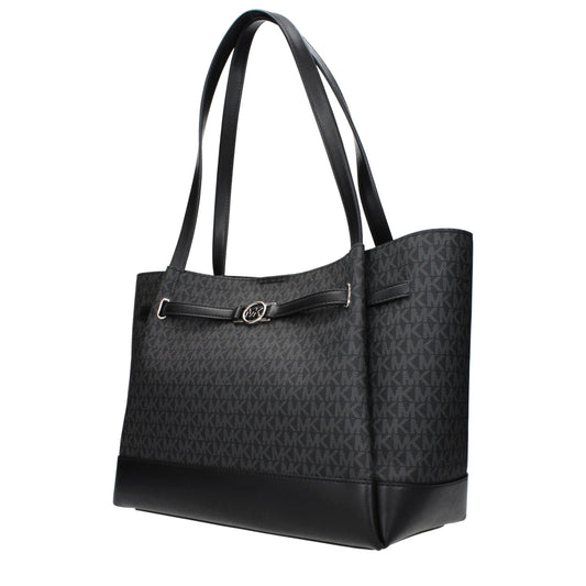 Black Fabric Shoulder Bags