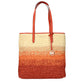Orange Raffia Shoulder Bags