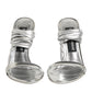 Silver Strappy High Heels Sandals Shoes