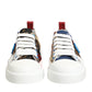 Multicolor Patchwork Low Top Sneakers Shoes
