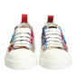 Multicolor Patchwork Low Top Sneakers Shoes