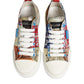 Multicolor Patchwork Low Top Sneakers Shoes