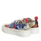 Multicolor Patchwork Low Top Sneakers Shoes