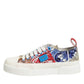 Multicolor Patchwork Low Top Sneakers Shoes