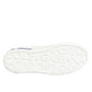 White Purple Leather Casual Sneakers Shoes