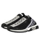 Black Silver Slip On Sorrento Sneakers Shoes