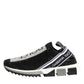 Black Silver Slip On Sorrento Sneakers Shoes