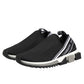 Black Slip On Sorrento Low Top Sneakers Shoes