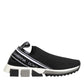 Black Slip On Sorrento Low Top Sneakers Shoes