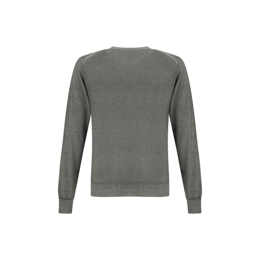 Green V-neck Sweater