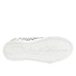 White Leather Graffiti Low Top Sneakers Shoes