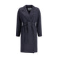 Denim-effect Wool Carnia Coat