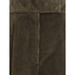 Wide-Leg Velvet Pants