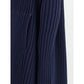 Ribbed Shawl-Collar Cardigan