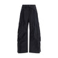 Waxed faille cargo Pants