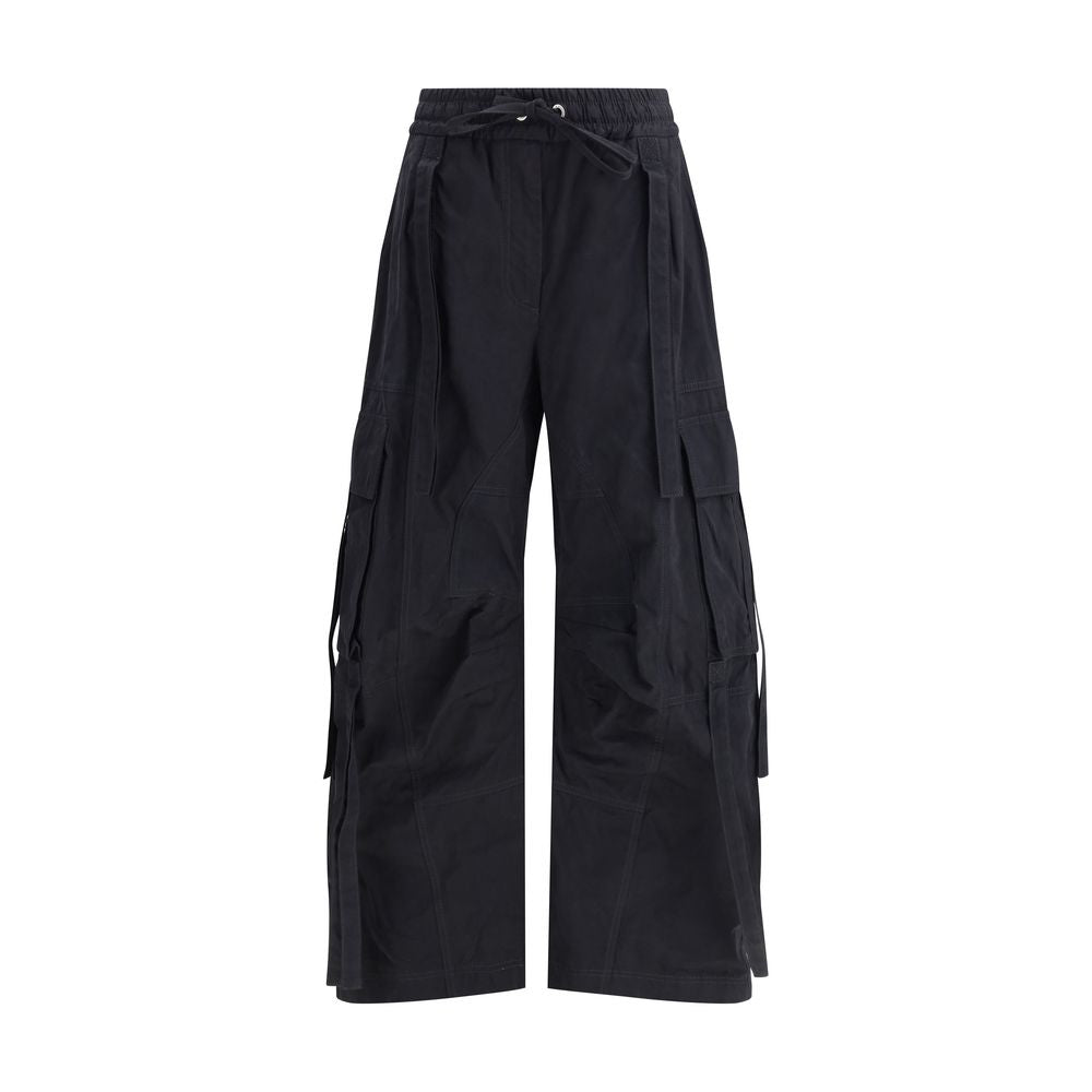 Waxed faille cargo Pants