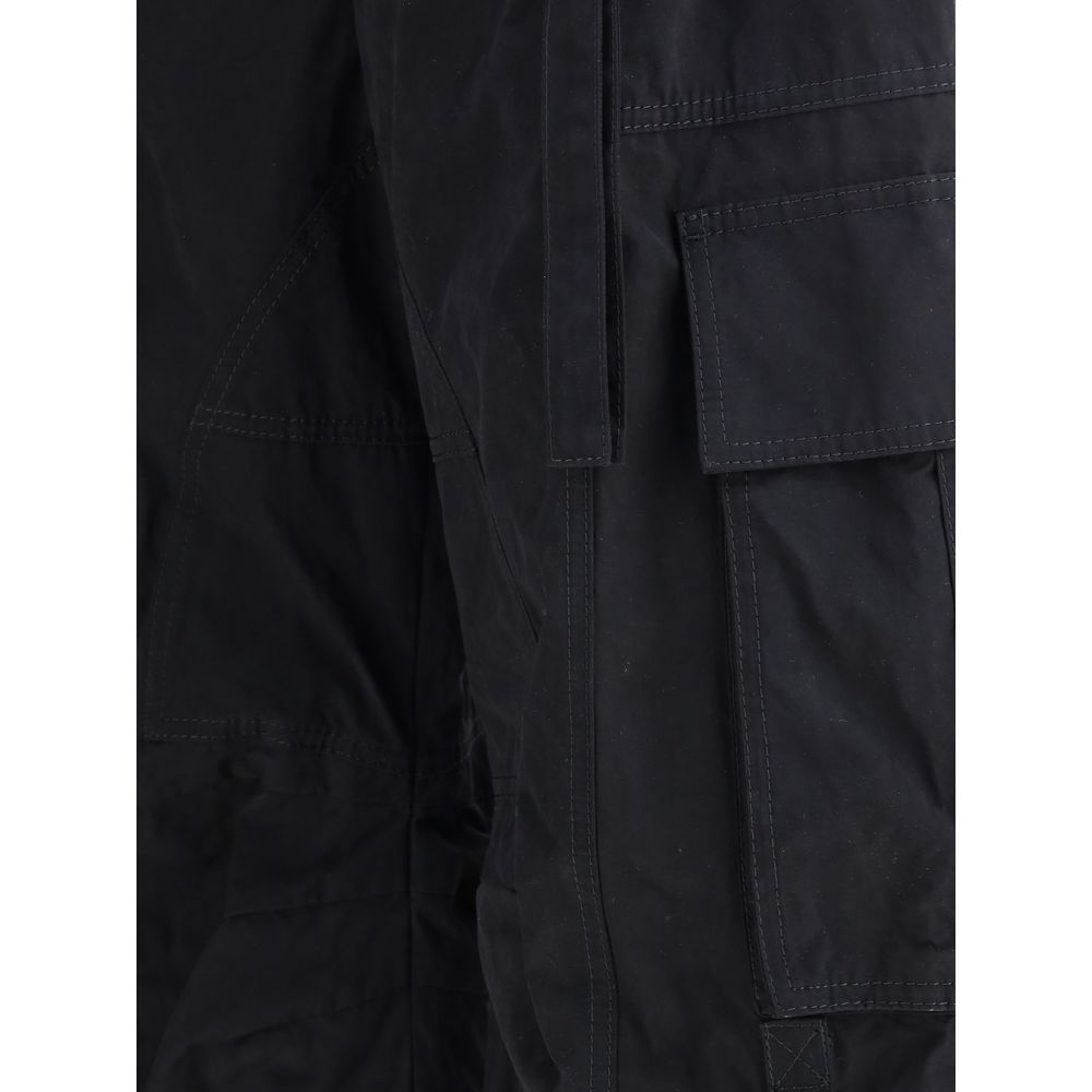 Waxed faille cargo Pants