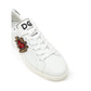 White Leather Low Top Sneakers