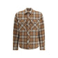 Checked wool Overshirt
