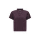 Semi-sheer polo Shirt