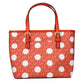 Orange Fabric Handbag