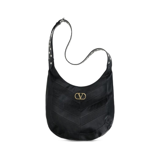 Black Leather Shoulder Bag