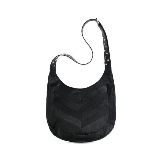 Black Leather Shoulder Bag