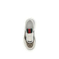 Beige Fabric Low Top Sneakers