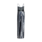 Ruched Sequin-Embellished Gown