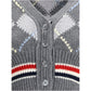 Argyle V-Neck Cardigan