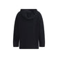 Black Wool Hoodie