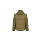 Green Polyester Men's Quilted Jacket