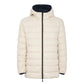 Blue Polyester Men's Reversible Jacket
