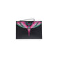 Black Polyethylene Clutch Bag