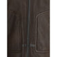 Coburn aviator Jacket in waxed suede shearling