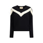 Wool Sweater with a bow at the back