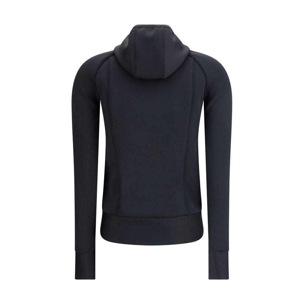 Black Polyester Sweatshirt
