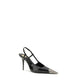 Black Calf Leather Bos Taurus High Heel Pumps