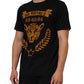 Black DG Royals Cotton Crew Neck Men T-shirt