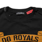 Black DG Royals Cotton Crew Neck Men T-shirt
