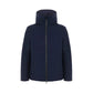 Blue Polyester Jackets & Coat