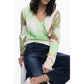 Green Elastane Sweater
