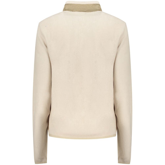 Beige Polyester Sweatshirt